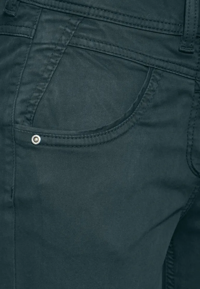Hose im Slim Fit fir green
