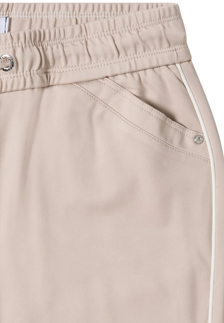 Hose mit Gallonstreifen light sandalwood beige