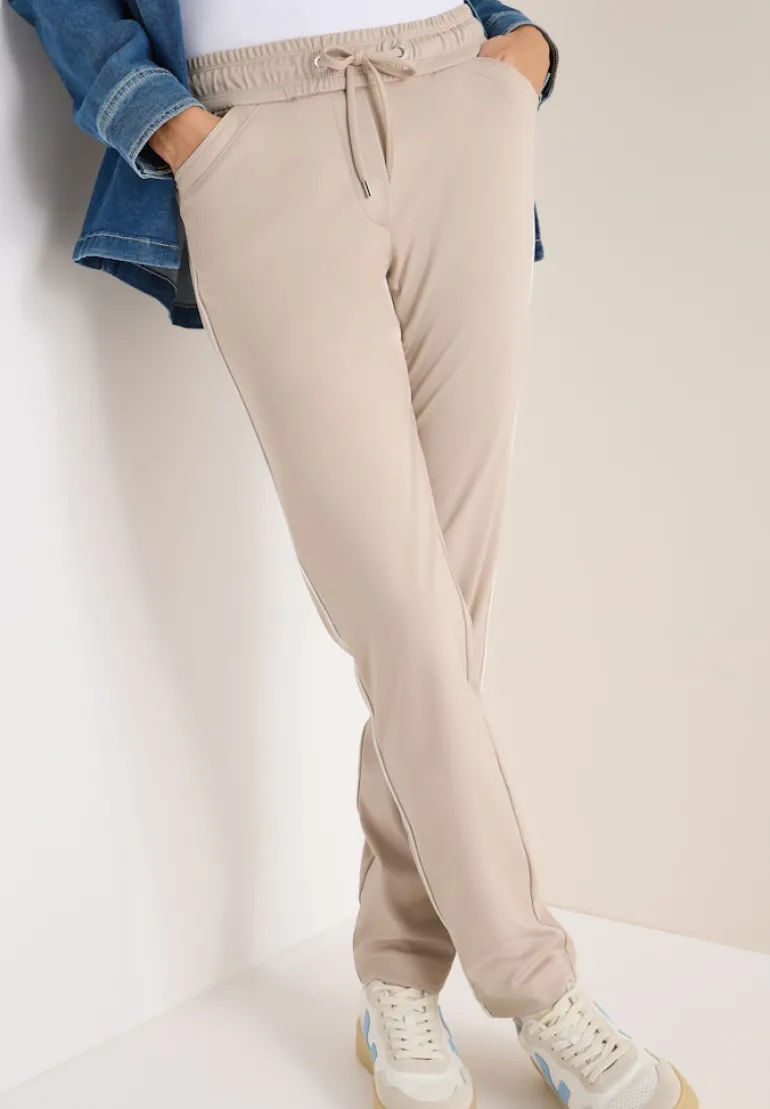 Hose mit Gallonstreifen light sandalwood beige