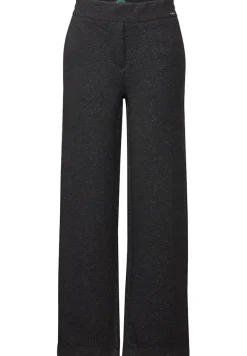 Hose mit Glitzer-Details flint grey melange