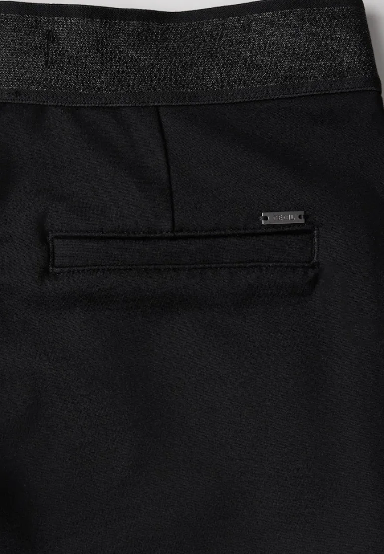 Hose mit Zipper Details black