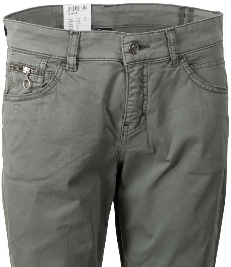 Hose Slim Fit 7/8 olive