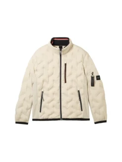 Hybrid Jacke mit Kapuze beige alfalfa