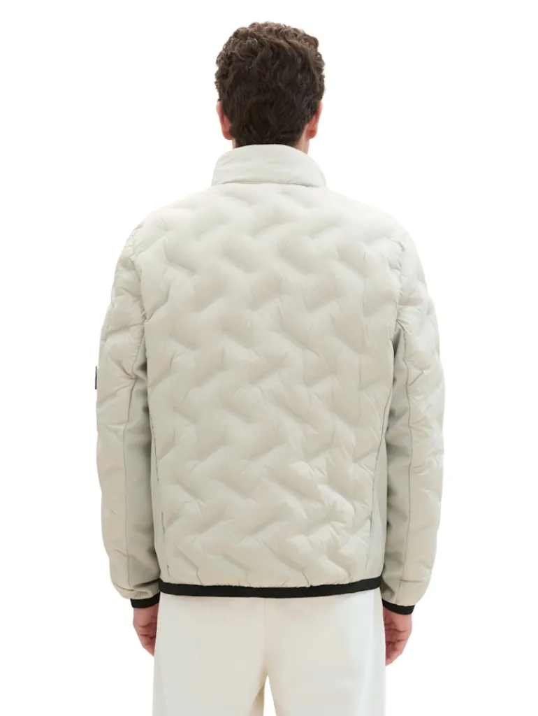Hybrid Jacke mit Kapuze beige alfalfa