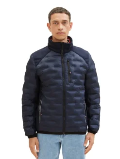 Hybrid Jacke mit recyceltem Polyester sky captain blue