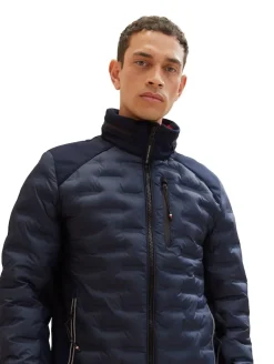 Hybrid Jacke mit recyceltem Polyester sky captain blue