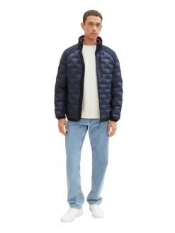 Hybrid Jacke mit recyceltem Polyester sky captain blue
