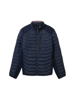 Hybrid Jacke mit recyceltem Polyester sky captain blue