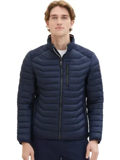Hybrid Jacke mit recyceltem Polyester sky captain blue