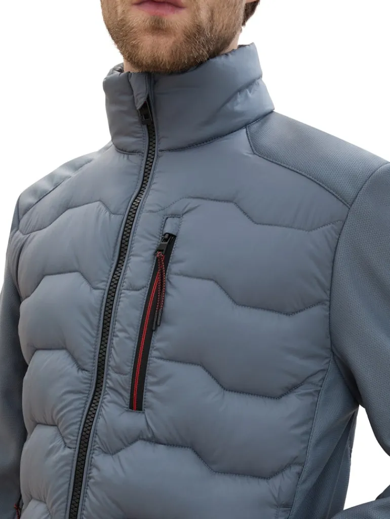 Hybrid Jacke mit Stehkragen stormy teal