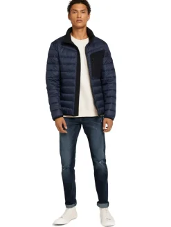 Hybrid Jacke mit Stehkragen sky captain blue
