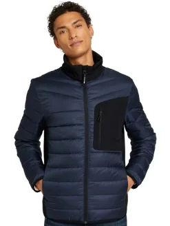 Hybrid Jacke mit Stehkragen sky captain blue