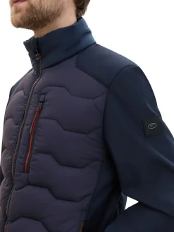Hybrid Jacke mit Stehkragen sky captain blue