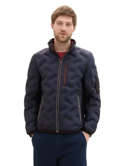 Hybrid Jacke mit verstaubarer Kapuze sky captain blue