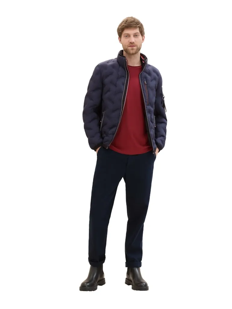 Hybrid Jacke mit verstaubarer Kapuze sky captain blue