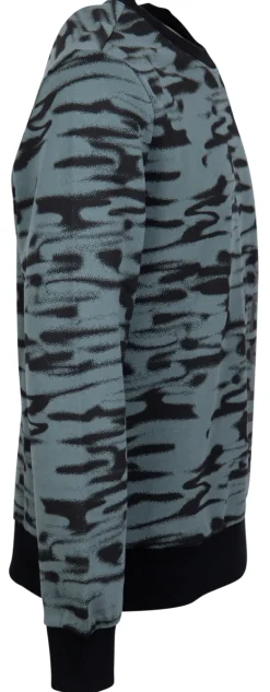 ICONIC ABSTRACT SWEATSHIRT print balsam ck black