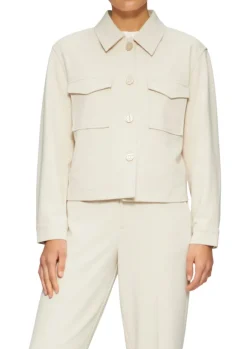 Indoor-Jacke beige