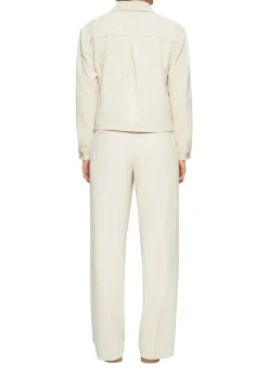 Indoor-Jacke beige