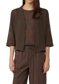 Indoor-Jacke braun