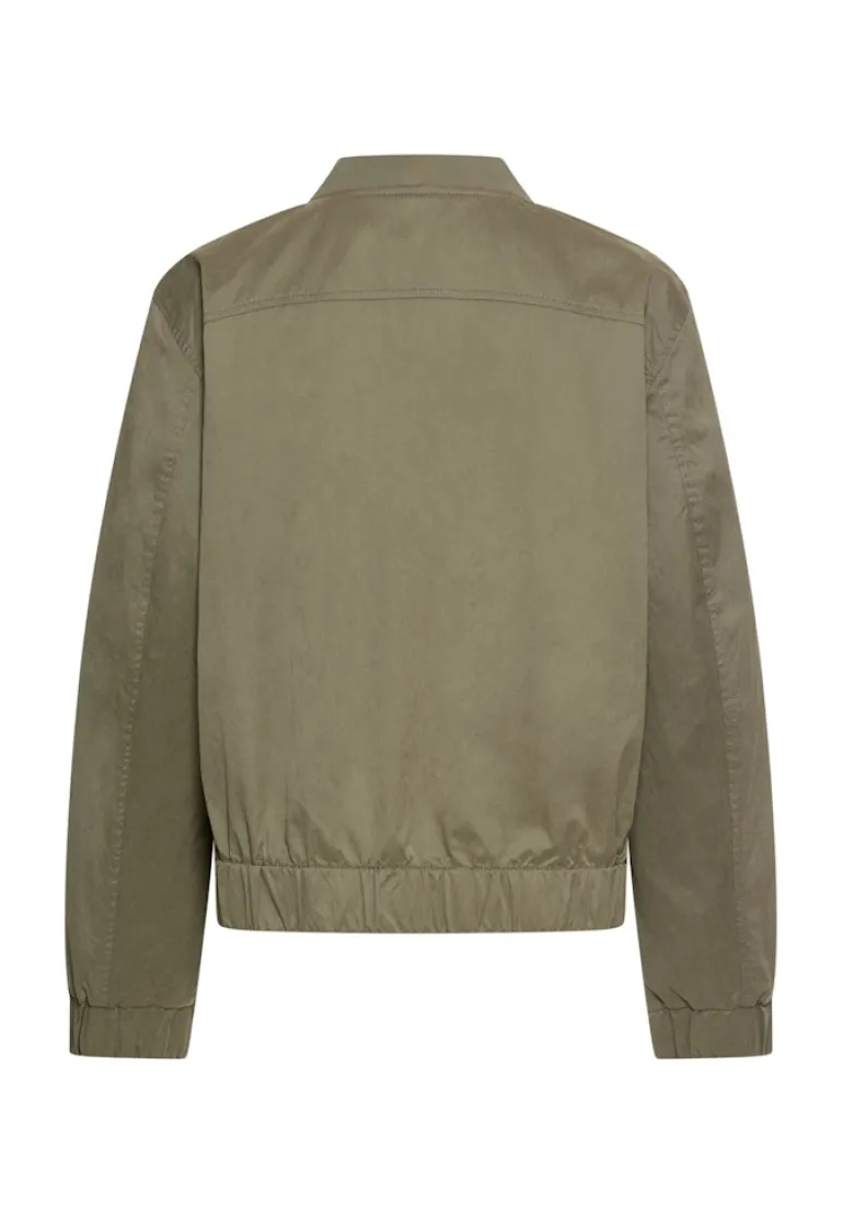 Indoor Jacke mit Bomberkragen shadow khaki