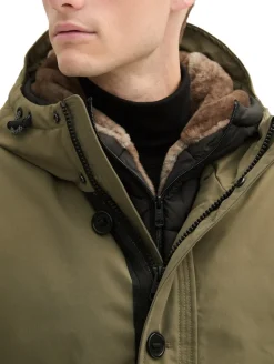 2-in-1 Parka jungle soil green