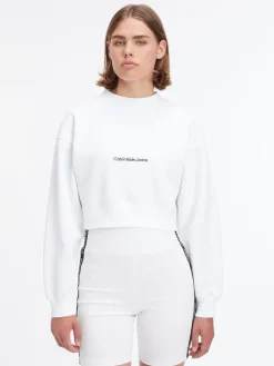 INSTITUTIONAL MOCK NECK bright white