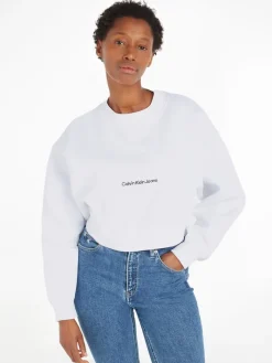 INSTITUTIONAL MOCK NECK bright white