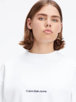 INSTITUTIONAL MOCK NECK bright white