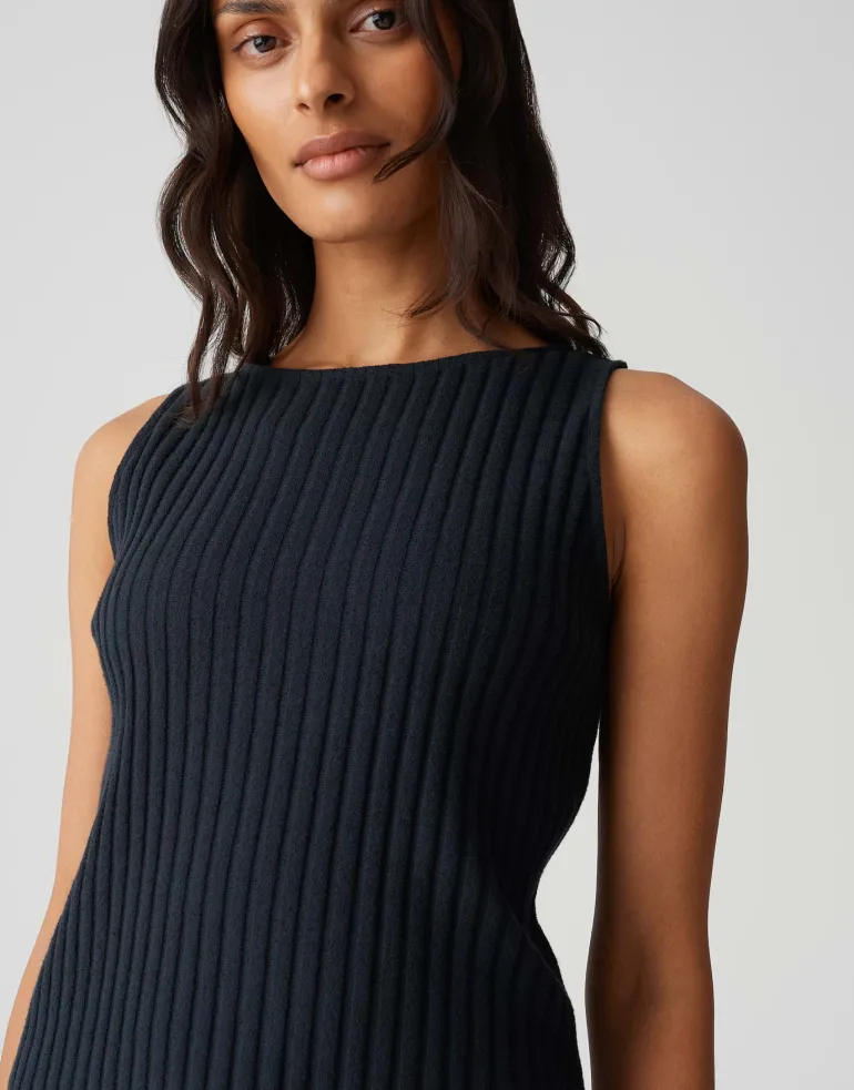 Ipoma slit coal blue