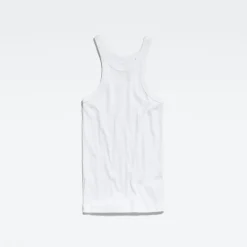 Italian army ultra slim tank top white