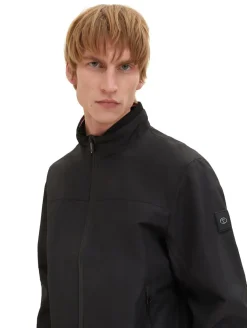 Jacke mit Stehkragen black