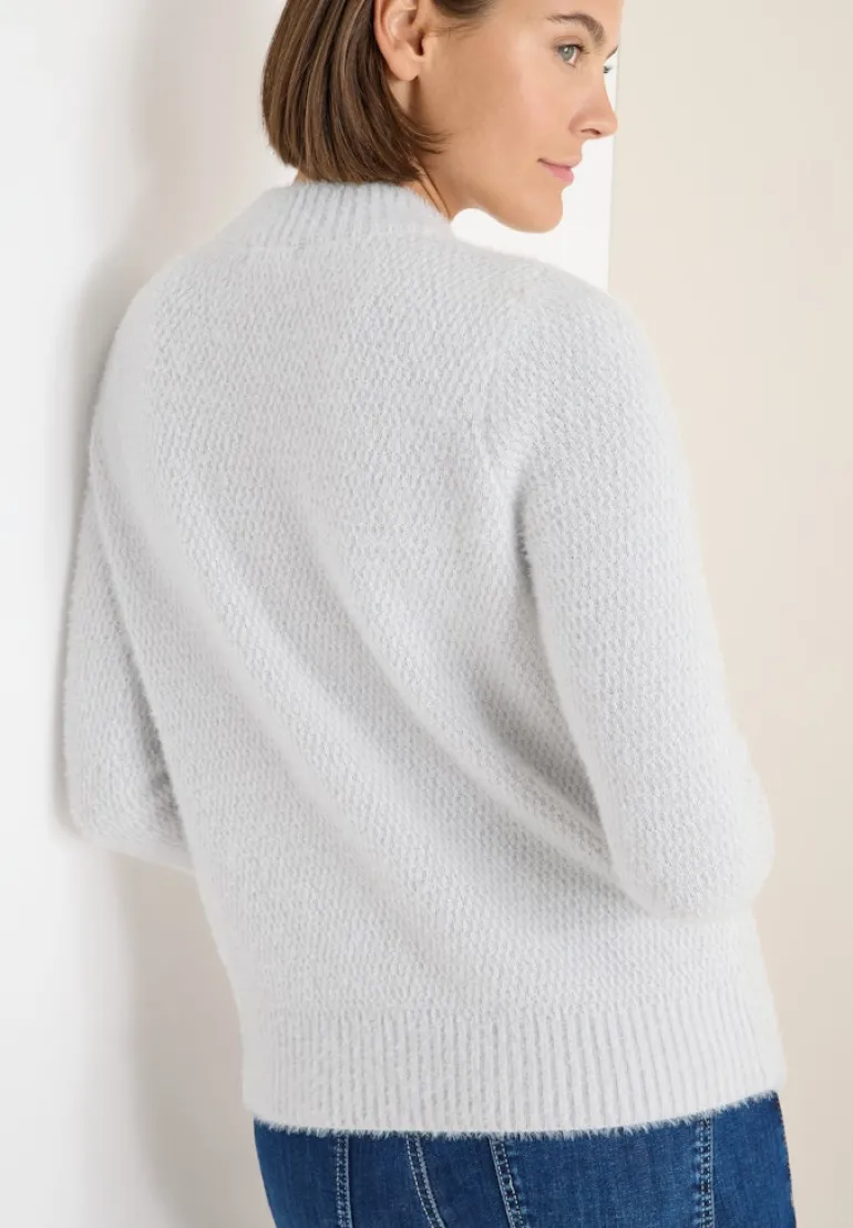 Jacquard Pullover luna grey melange
