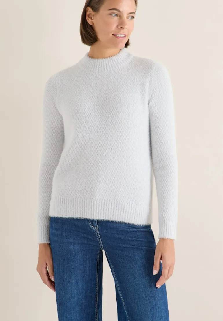 Jacquard Pullover luna grey melange