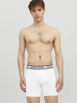 JACSOLID BOXER BRIEFS 3 PACK NOOS light grey melange