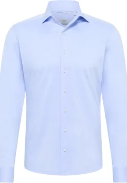 Japanese Knitted Single-Jersey Langarm hellblau