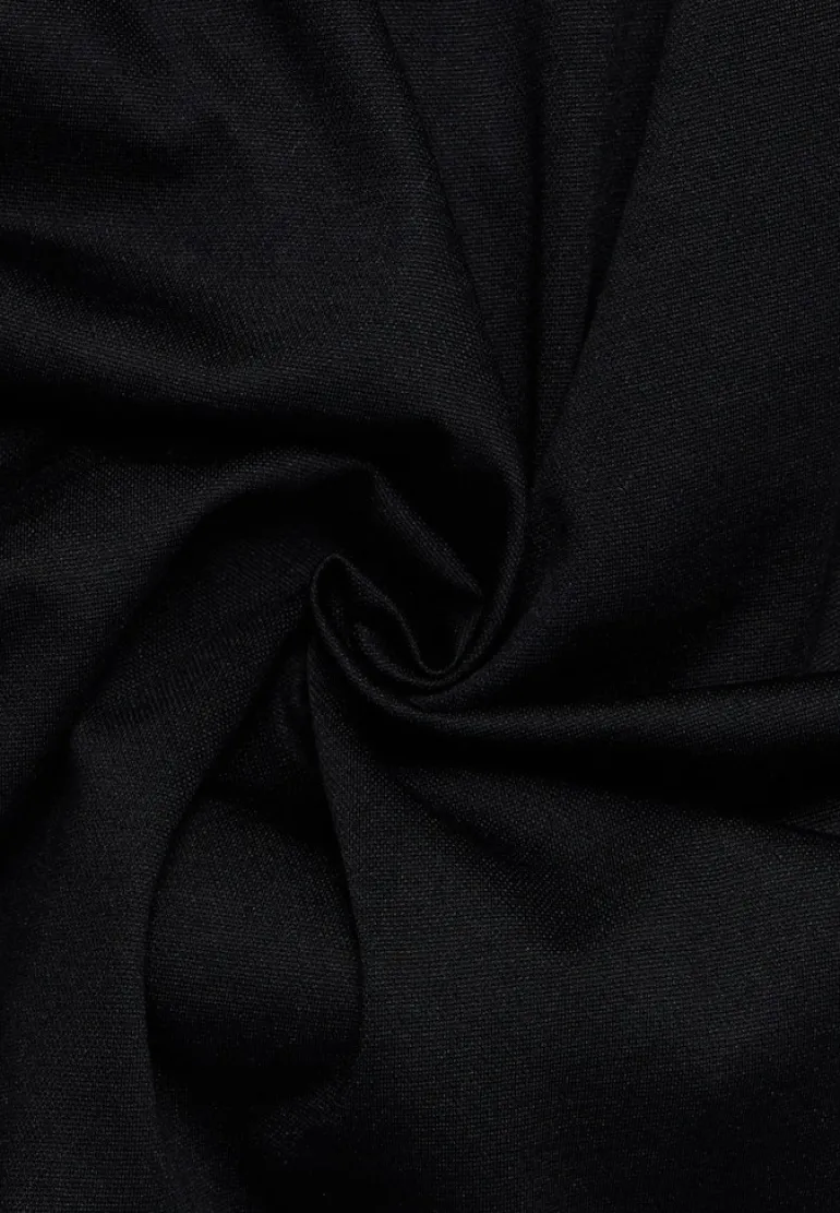 Japanese Knitted Single-Jersey Langarm schwarz