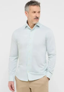 Japanese Knitted Single-Jersey Langarm grün