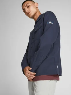 JCOBEN CLASSIC OVERSHIRT LS SN navy blazer