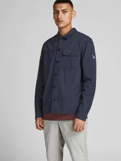 JCOBEN CLASSIC OVERSHIRT LS SN navy blazer