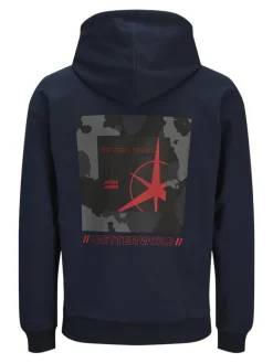 JCOFILO SWEAT HOOD SN navy blazer