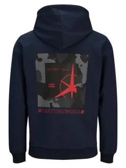 JCOFILO SWEAT HOOD SN navy blazer