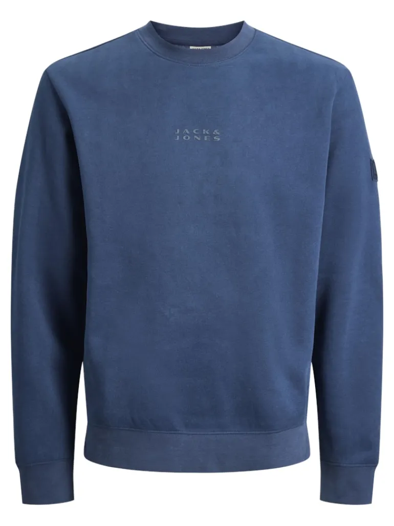 JCOPOINT SWEAT BADGE CREW NECK BF titan