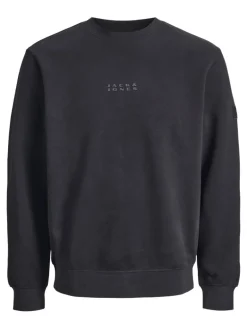 JCOPOINT SWEAT BADGE CREW NECK BF black