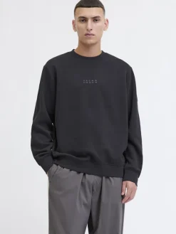 JCOPOINT SWEAT BADGE CREW NECK BF black