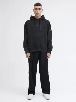 JCOPOINT SWEAT BADGE HOOD BF black
