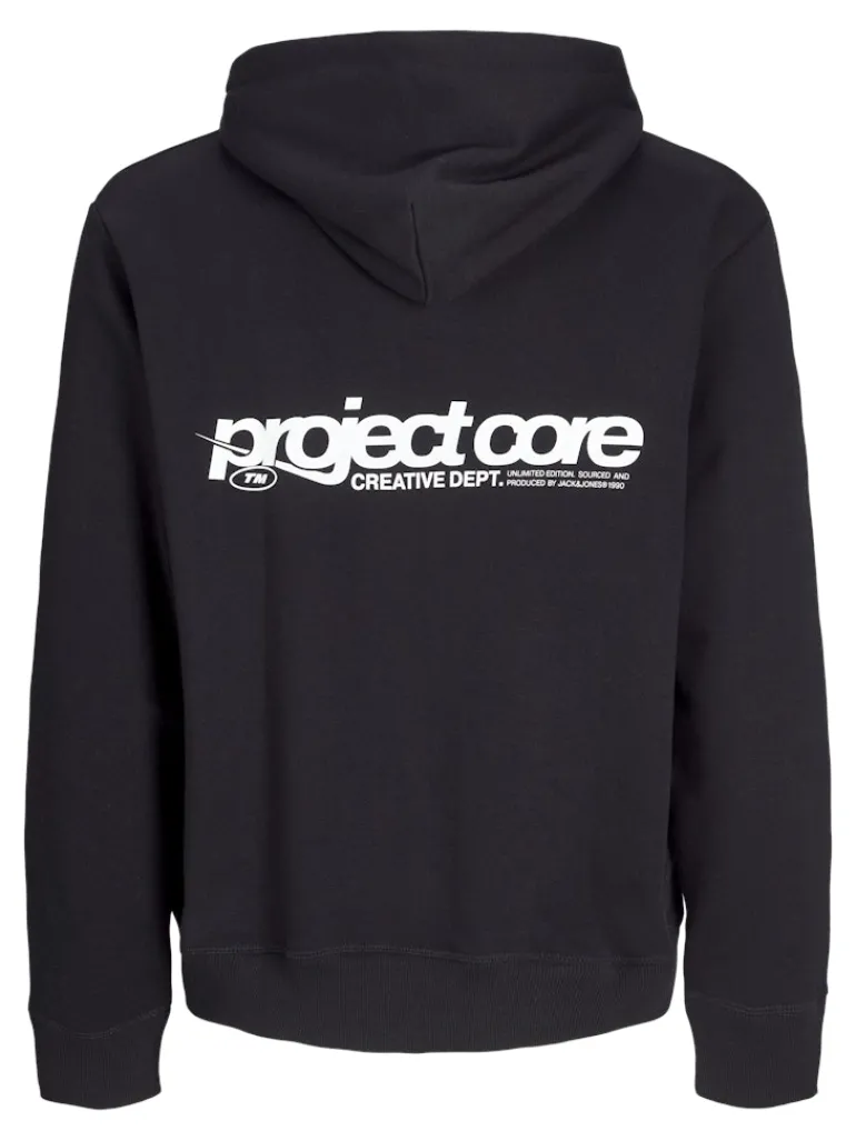 JCOUNION PRINT SWEAT HOOD NOOS black