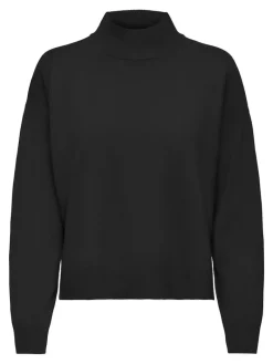 JDYAMORE LIFE L/S HN PULLOVER KNT black