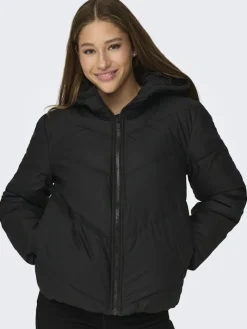 JDYARNHEM WATER REP SHORT JKT NOOS black