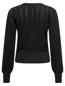 JDYBEAUTY L/S GLITTER PULLOVER KNT black