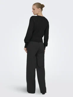JDYBEAUTY L/S GLITTER PULLOVER KNT black